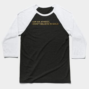 Atheist Baseball T-Shirt